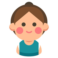 Mother flat illustration