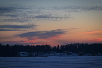 Sunset from finland