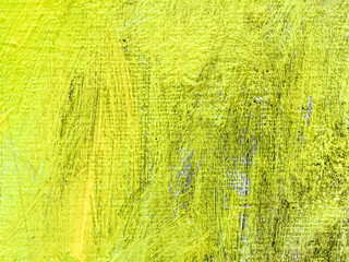bright lemon yellow hand painted canvas background
