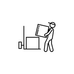 loader box. Signs and symbols can be used for web, logo, mobile app, UI, UX