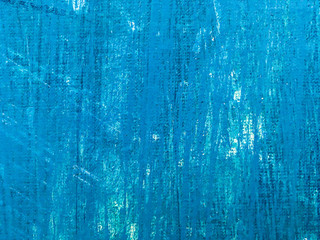 bright blue hand painted canvas