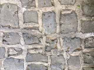 Grey stone or cement wall on Philippines for texture or background