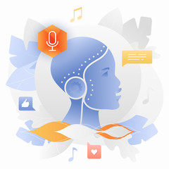 Digital Assistant Illustration