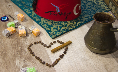 Still life in Turkish style.