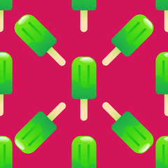 Ice cream seamless pattern