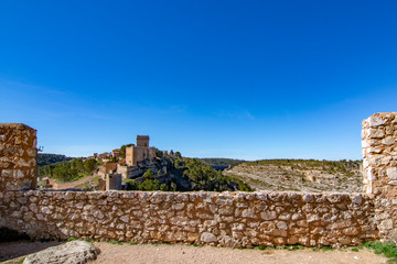 Fototapeta premium Castle of Alarcon in Cuenca, Spain