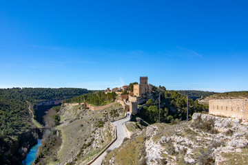 Fototapeta premium Castle of Alarcon in Cuenca, Spain