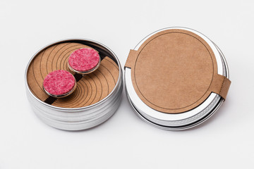 cufflinks and steel case