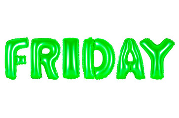 friday, green color