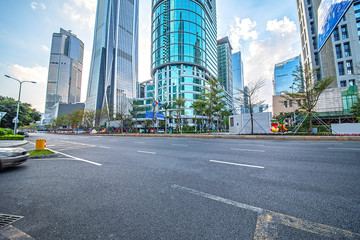Shenzhen urban architecture and urban traffic roads