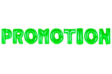 promotion, green color