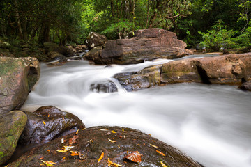 Saphanhin Waterfall Thailand. 