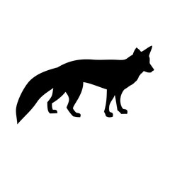 Fox, black icon