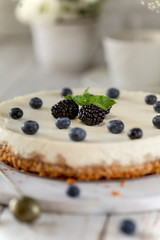 cake on a white background 