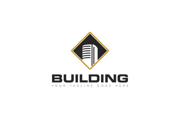 building logo and building icon Vector illustration design Template