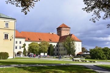 Fototapeta na wymiar Wawel, wzgórze Wawelskie, Krakow