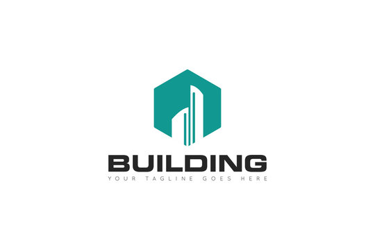 building logo and building icon Vector illustration design Template