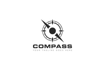 compass logo and icon vector illustration design template