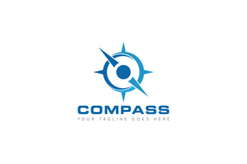 compass logo and icon vector illustration design template