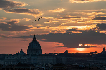 San Pietro al tramonto 