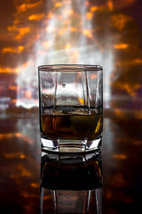 glass of whiskey