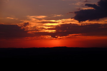 sunset - background - sky