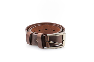 Man's leather belt.