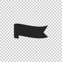 Banner ribbon icon isolated on transparent background. Flat design. Vector Illustration