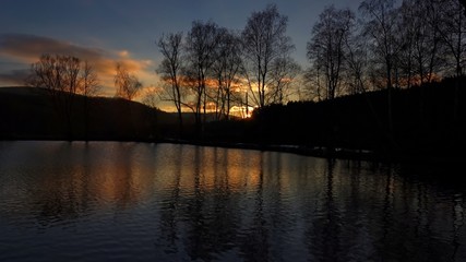 Sunset at the lake