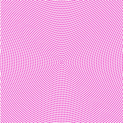 The purple dots in a circle on white background   