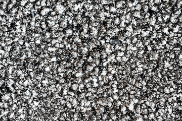 The molten Styrofoam