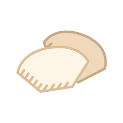 Coffee filter LineColor illustration