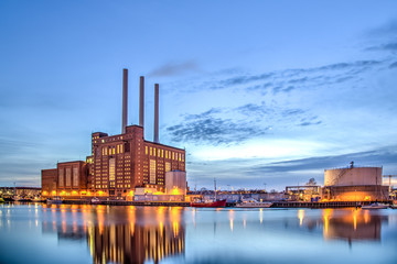 Svanemolle Power Plant in Copenhagen, Denmark