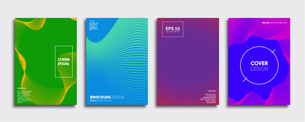 Minimal Vector cover designs. Future Poster template.