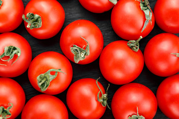 ripe tomatoes as background