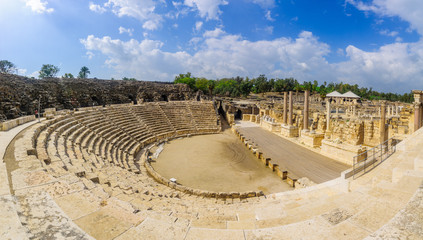 Roman theater in the ancient city of Bet Shean