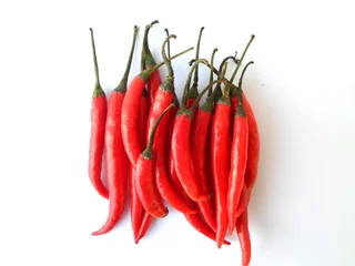 Fotobehang Red Cherry Pepper Chili © Rehan