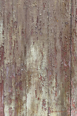 Old weathered painted wooden boards for background and design