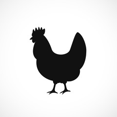 Chicken vector icon