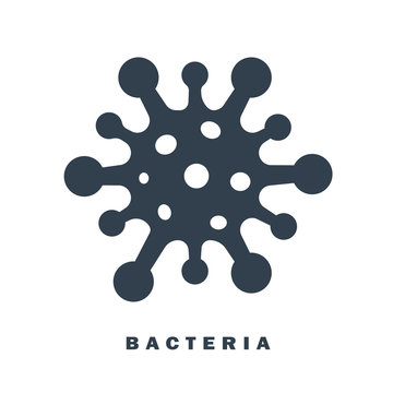 Danger bacteria vector icon