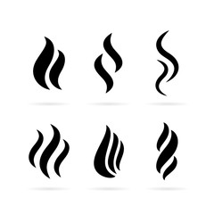 Smoke vector icon