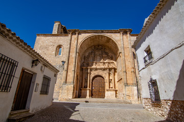 Fototapeta na wymiar Santa Maria church in Alarcon, Cuenca