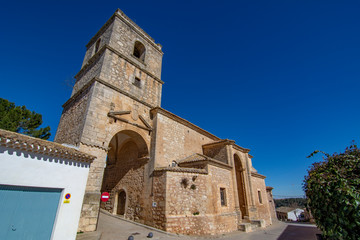 Fototapeta premium Church of the Most Holy Trinity in Alarcon, Cuenca