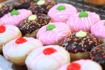 cupcakes with frosting and sprinkles