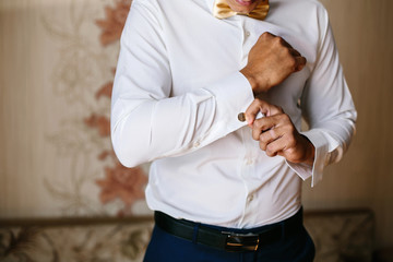 man in white shirt and tie