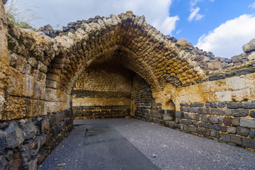 Remains of the crusader Belvoir Fortress