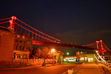 Fototapeta na wymiar 港湾都市の夜景