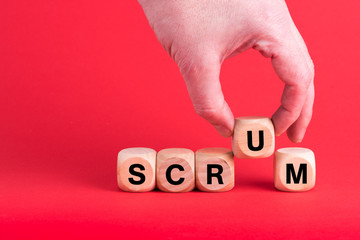 SCRUM Methode für agile Projektmanagement oder Softwareentwicklung