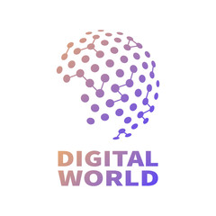 Global network connection, business concept. Vector illustrator. EPS 10