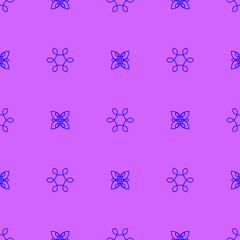 Geometric pattern on the pink background